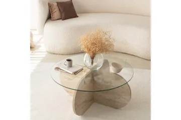 Bengul Sofabord 75 cm - Beige - Møbler - Bord - Sofabord & salongbord