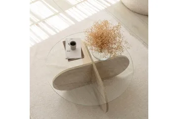 Bengul Sofabord 75 cm - Beige - Møbler - Bord - Sofabord & salongbord