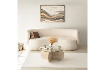 Bengul Sofabord 75 cm - Beige - Møbler - Bord - Sofabord & salongbord