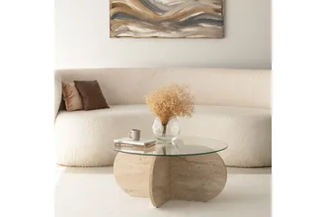 Bengul Sofabord 75 cm - Beige - Møbler - Bord - Sofabord & salongbord