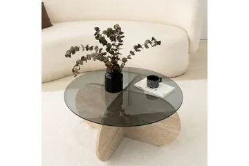 Bengul Sofabord 75 cm - Beige - Møbler - Bord - Sofabord & salongbord