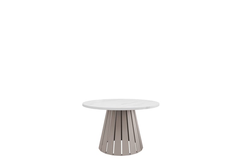 Berber Salongbord 75 cm - Beige/Hvit - Møbler - Bord - Sofabord & salongbord