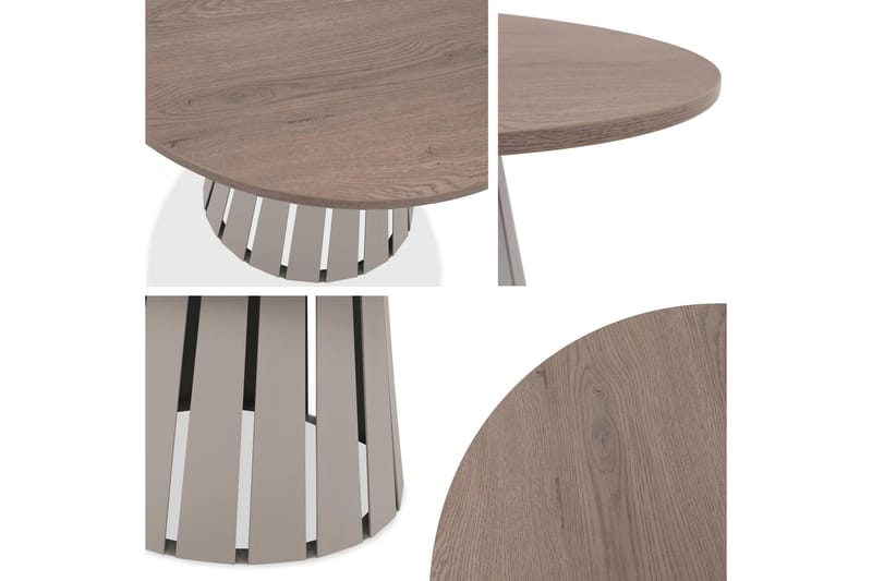 Berber Salongbord 75 cm - Beige/Hvit - Møbler - Bord - Sofabord & salongbord