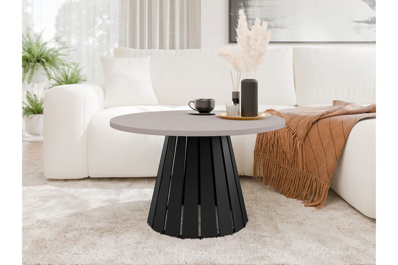 Berber Salongbord 75 cm - Hvit - Møbler - Bord - Sofabord & salongbord