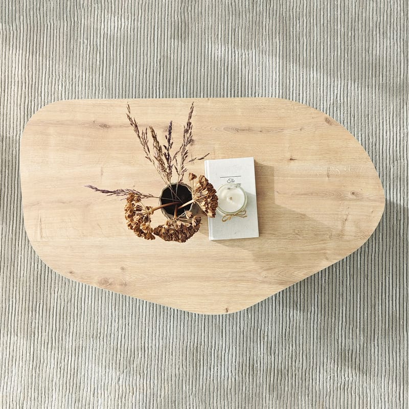 Berriaren Sofabord 100 cm - Sapphire oak - Møbler - Bord - Sofabord & salongbord