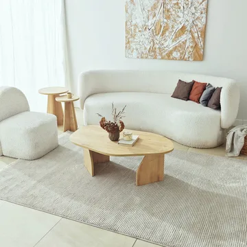 Berriaren Sofabord 100 cm - Sapphire oak - Møbler - Bord - Sofabord & salongbord