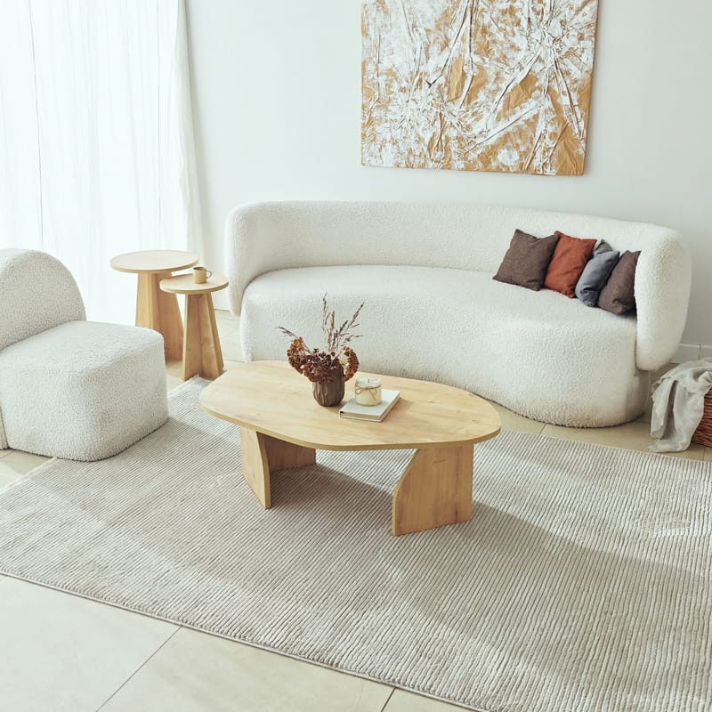 Berriaren Sofabord 100 cm - Sapphire oak - Møbler - Bord - Sofabord & salongbord