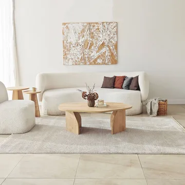 Berriaren Sofabord 100 cm - Sapphire oak - Møbler - Bord - Sofabord & salongbord