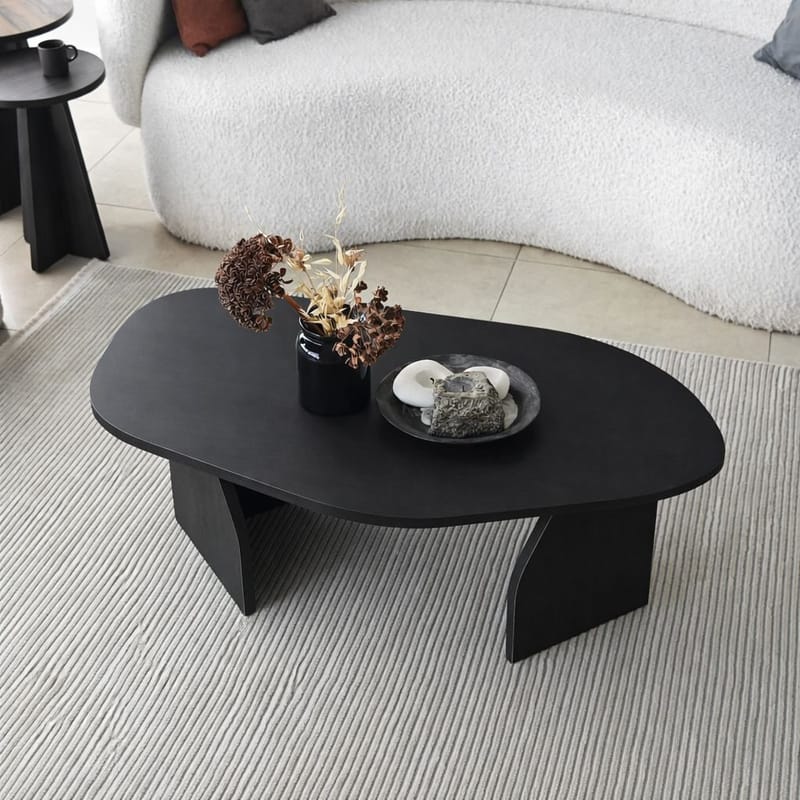 Berriaren Sofabord 100 cm - Svart - Møbler - Bord - Sofabord & salongbord