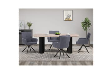 Bessonville Spisebord Oblong 200x200 cm - Brun - Møbler - Bord - Spisebord & kjøkkenbord