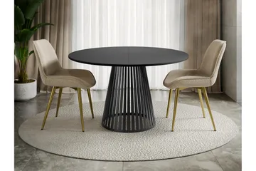 Beylen Matbord 100 cm Rund - Svart - Møbler - Bord - Spisebord & kjøkkenbord