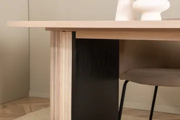 Bianca Matgruppe 200 cm Oval med 4 Berit stoler - Beige - Møbler - Bord - Spisegruppe