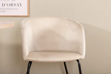 Bianca Matgruppe 200 cm Oval med 4 Berit stoler - Beige - Møbler - Bord - Spisegruppe