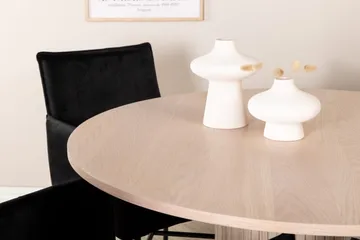 Bianca Rundt Spisebord med 4stk Pippi Spisestol - Møbler - Bord - Spisegruppe