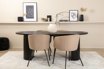 Svart - Svart|Beige