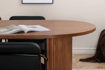 Bianca Spisebord 200 cm Ovalt med 4 Tvista Barstoler - Møbler - Bord - Spisegruppe