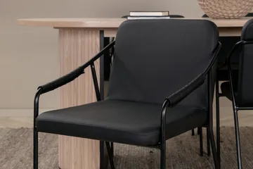 Bianca Spisebord 200 cm Ovalt med 4 Tvista Barstoler - Møbler - Bord - Spisegruppe