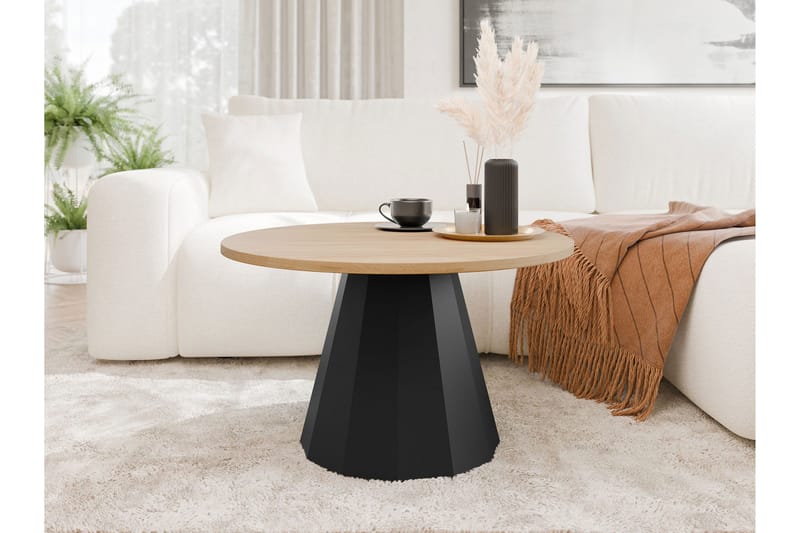 Bilten Sofabord 75 cm - Svart/Brun - Møbler - Bord - Sofabord & salongbord