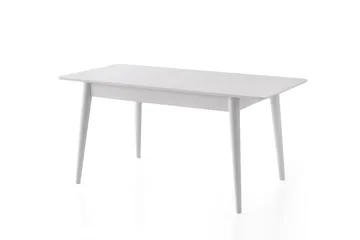 Bingdi Spisebord 130 cm Rektangulært - Hvit - Møbler - Bord - Spisebord & kjøkkenbord