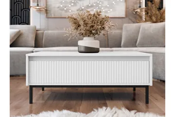 Bjurholm Sofabord 100 cm - Hvit - Møbler - Bord - Sofabord & salongbord