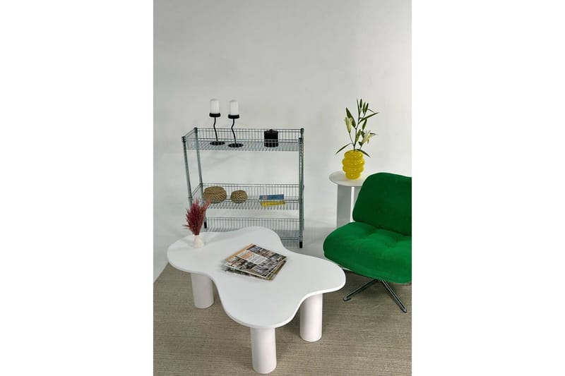 Bloomis Stuebord 110 cm - Hvit - Møbler - Bord - Sofabord & salongbord