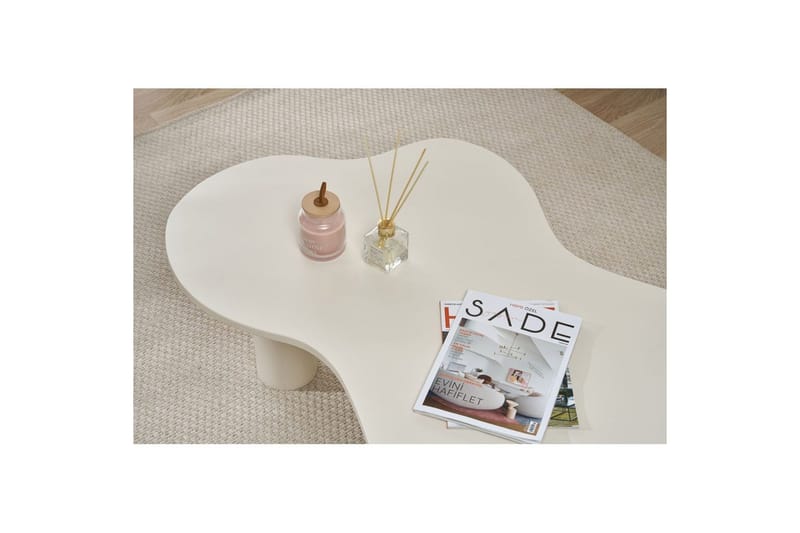 Bloomis Stuebord 110 cm - Krem - Møbler - Bord - Sofabord & salongbord