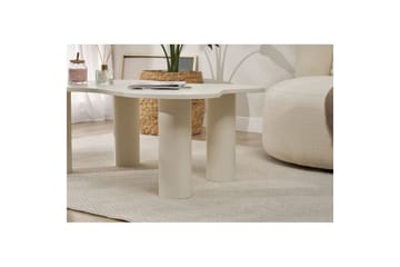 Bloomis Stuebord 110 cm - Krem - Møbler - Bord - Sofabord & salongbord