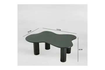 Bloomis Stuebord 110 cm - Sort - Møbler - Bord - Sofabord & salongbord