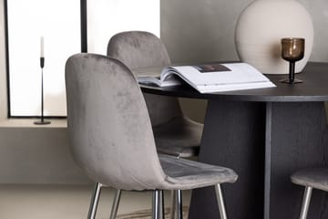 Bootcut rundt spisebord 110 cm med 4 Eva spisestoler - Møbler - Bord - Spisegruppe