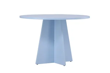 Bootcut Spisebord 110 cm Rundt - Blå - Møbler - Bord - Spisebord & kjøkkenbord