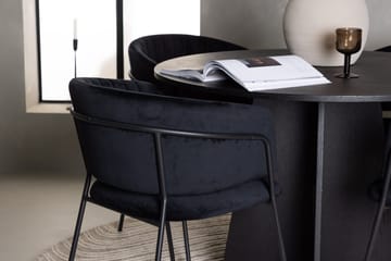 Bootcut Spisebord 110 cm Rundt med 4 Selma Spisestoler - Møbler - Bord - Spisegruppe