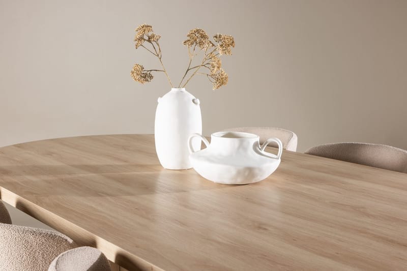 Bootcut Spisebord 230x115 cm med 6 Modesto Spisestoler - Møbler - Bord - Spisegruppe