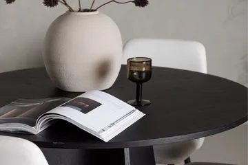 Bootcut Spisegruppe 110 cm Rund med 4 Night Stoler - Sort - Møbler - Bord - Spisegruppe