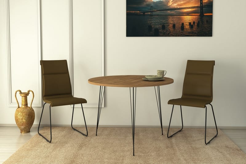 Bord Odet 90 cm - Eik - Spisebord & kjøkkenbord