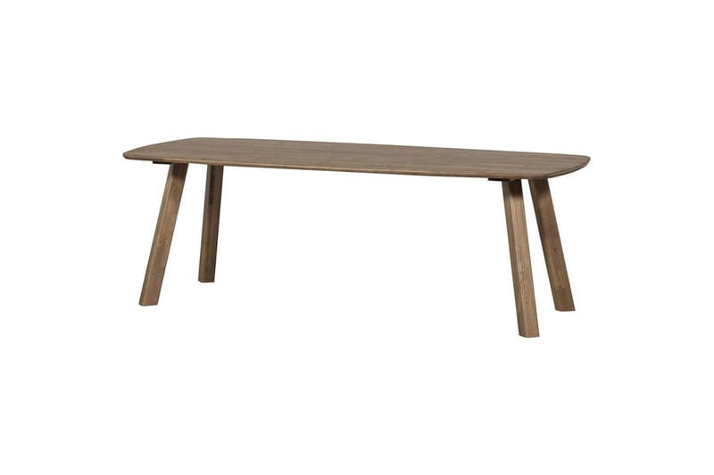 Bord Tablo Dansk Oval - Kashmirbrun, 220x100 cm - Møbler - Bord - Spisebord & kjøkkenbord
