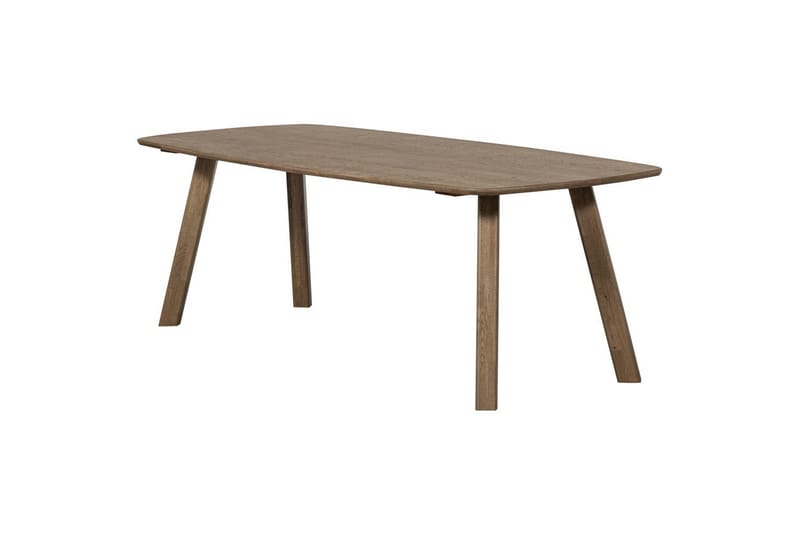 Bord Tablo Dansk Oval - Kashmirbrun, 220x100 cm - Møbler - Bord - Spisebord & kjøkkenbord