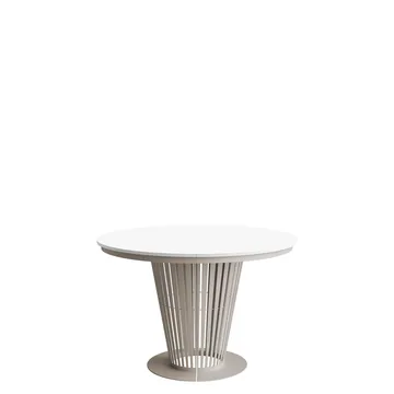 bord Uttrekkbart bord ELANTRA 100 beige, hvit