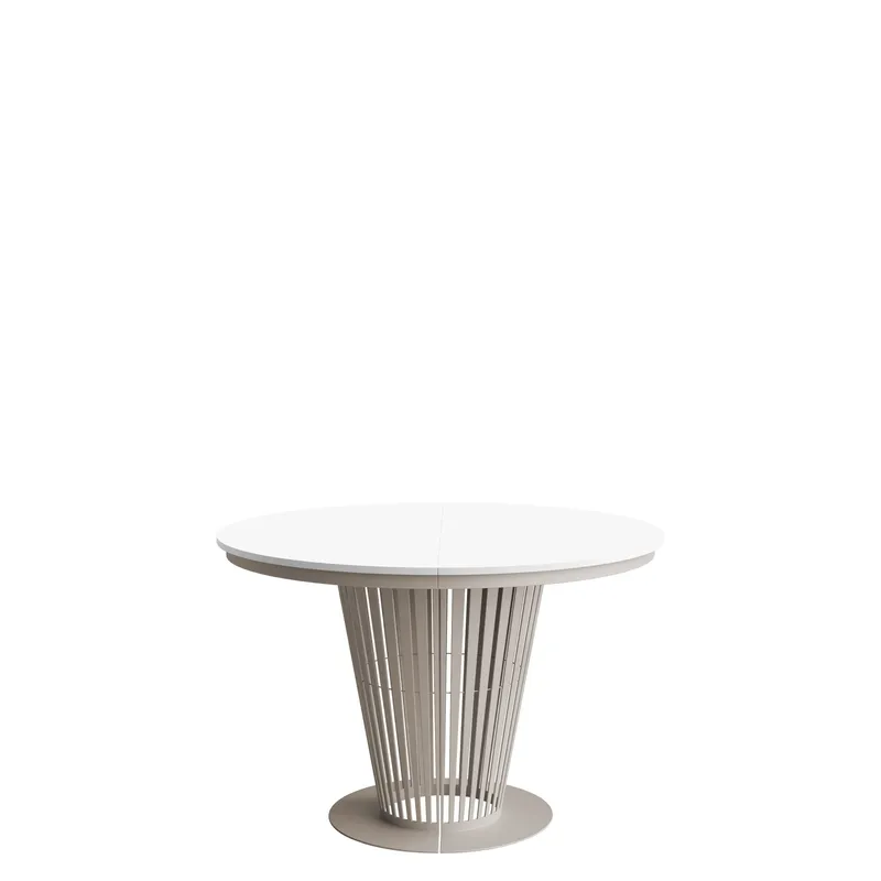 bord Uttrekkbart bord ELANTRA 120 beige, hvit