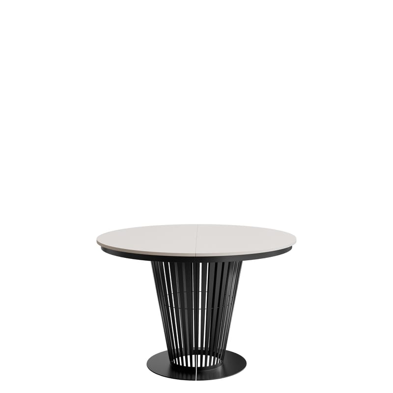 bord Uttrekkbart bord ELANTRA 120 svart, beige