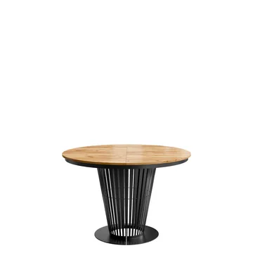 bord Uttrekkbart bord ELANTRA 120 svart, natur