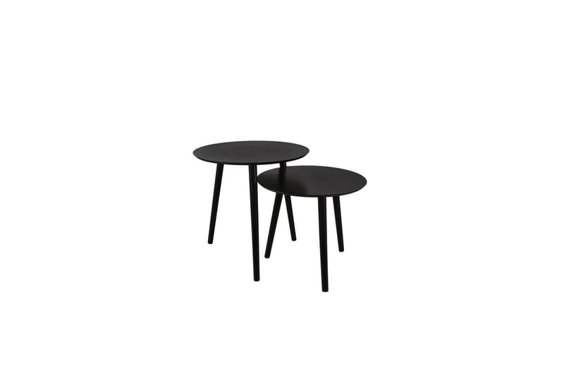 Bordsett Mirrors & More Vilana Svart - Svart - Møbler - Bord - Sofabord & salongbord