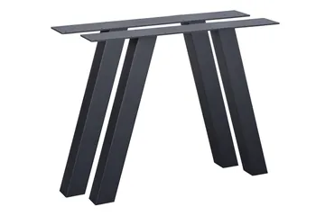 Tablo Bordben 2-pk - Svart - Møbler - Bord - Bordtilbehør - Bordben & tilbehør