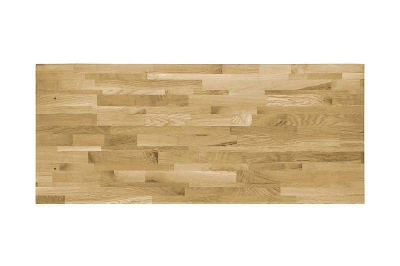 Bordplate heltre eik rektangulr 44 mm 140x60 cm - Brun - Bordplate - Ileggsplate