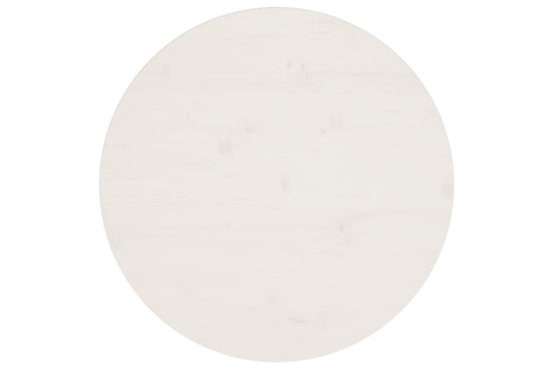 Bordplate hvit 60x2,5 cm heltre furu - Hvit - Ileggsplate - Bordplate