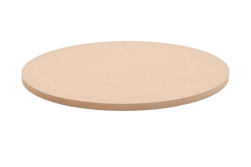 Bordplate rund MDF 500x18 mm - Beige - Ileggsplate - Bordplate