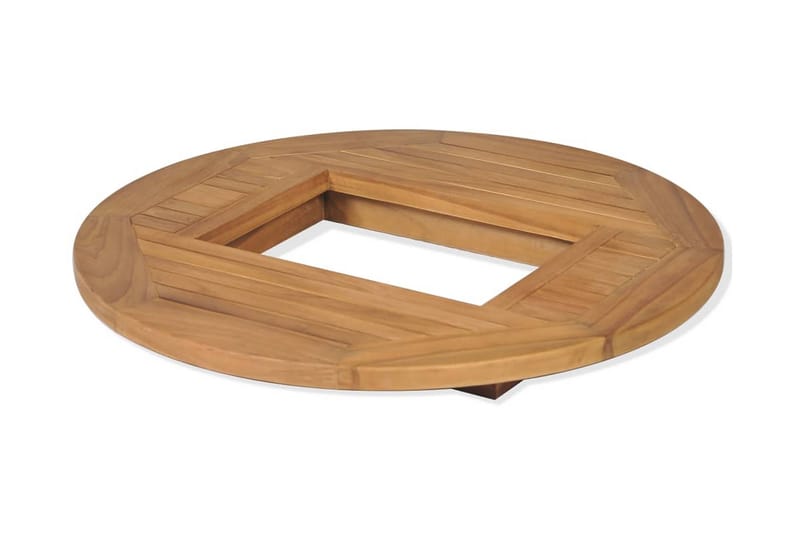 Bordplate ølkasse teak 70 cm - Brun - Bordplate - Ileggsplate