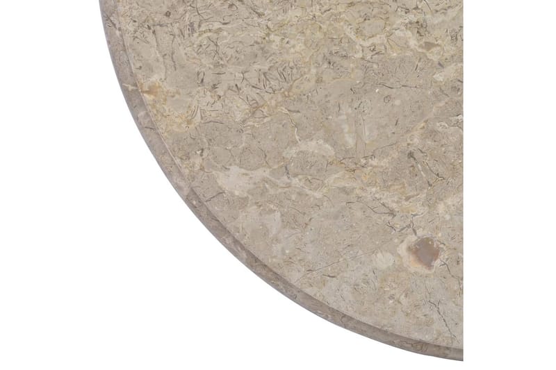 Bordplate grå Ø60x2,5 cm marmor - Grå - Ileggsplate - Bordplate