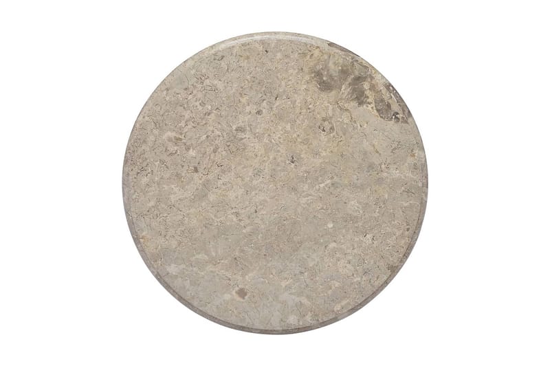 Bordplate grå Ø60x2,5 cm marmor - Grå - Bordplate - Ileggsplate