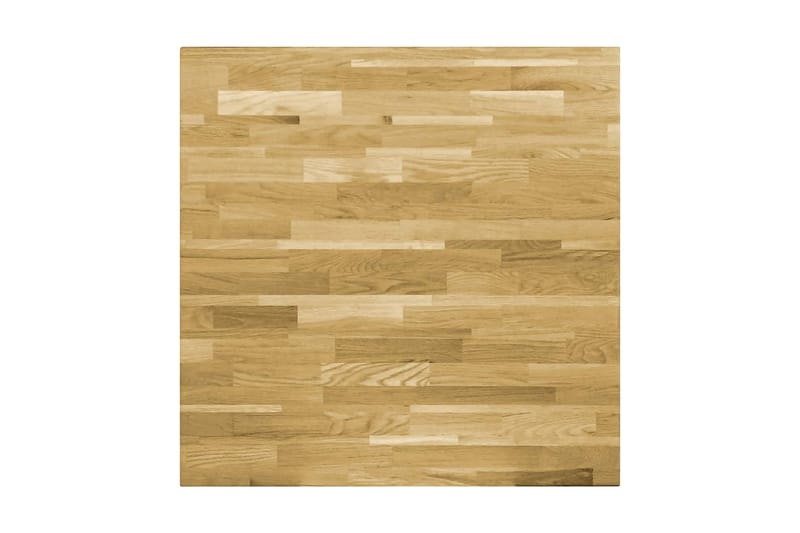 Bordplate heltre eik firkantet 44 mm 70x70 cm - Bordplate - Ileggsplate