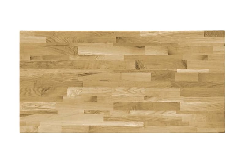 Bordplate heltre eik rektangulrt 23 mm 140x60 cm - Brun - Bordplate - Ileggsplate